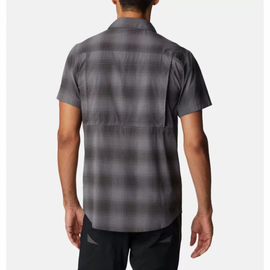 Mens * | Columbia Newton Ridge Plaid Short Sleeve Shirt Mens