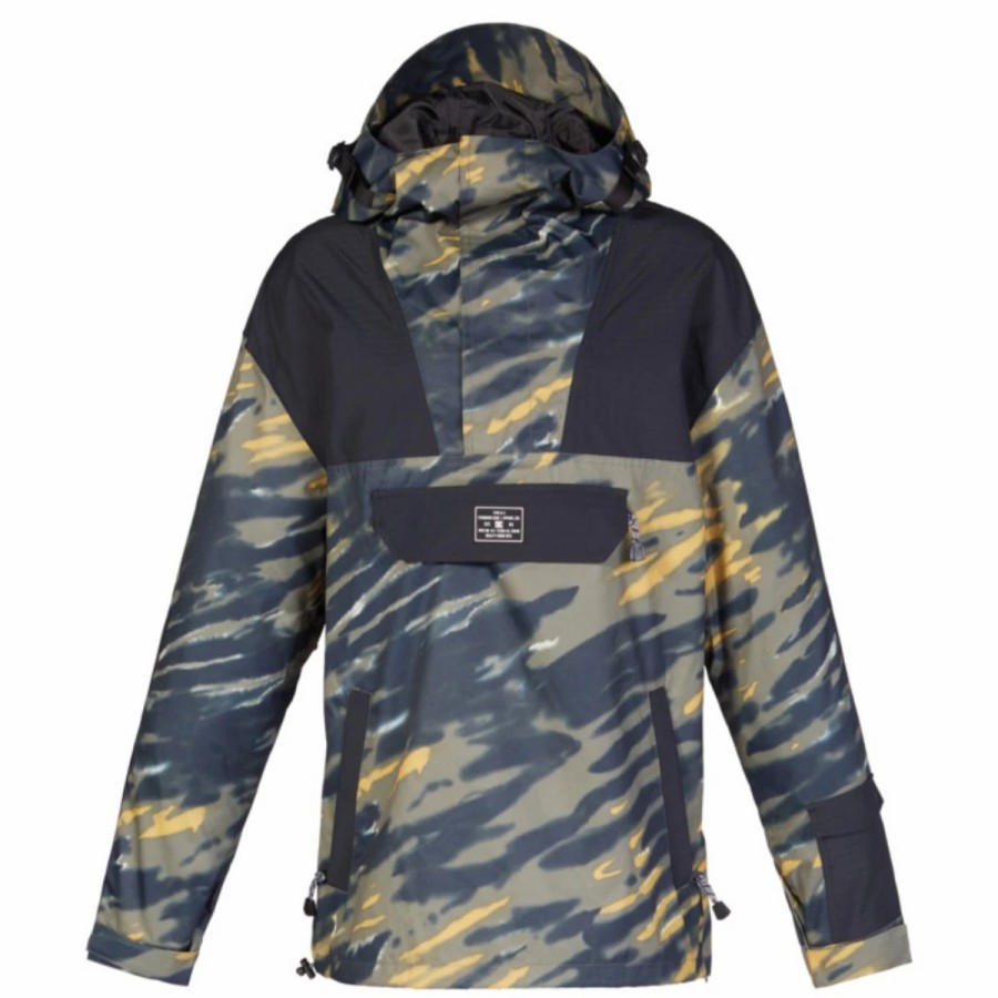 Mens * | Dc Shoes Dc-43 Anorak Snow Jacket Mens Multi Green