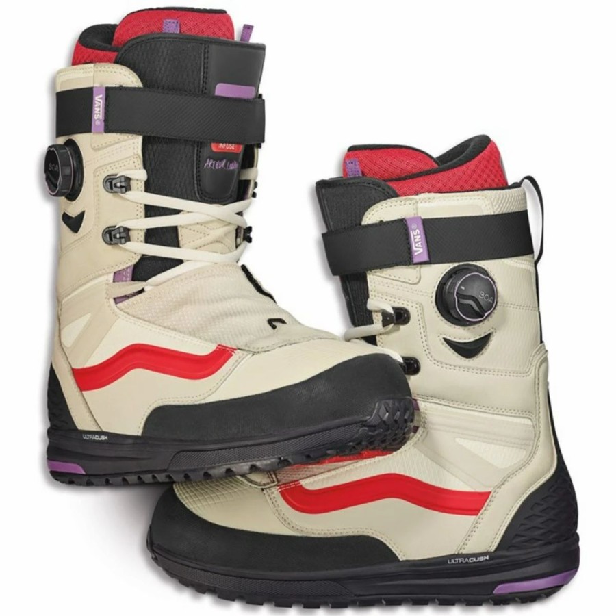 Snowboard * | Vans Infuse Snowboard Boots Mens Oatmeal