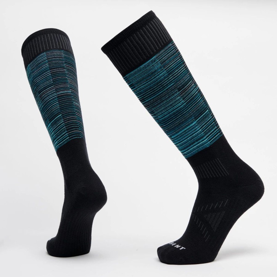 Mens * | Le Bent Glacier Ultra Light Socks Mens Aqua