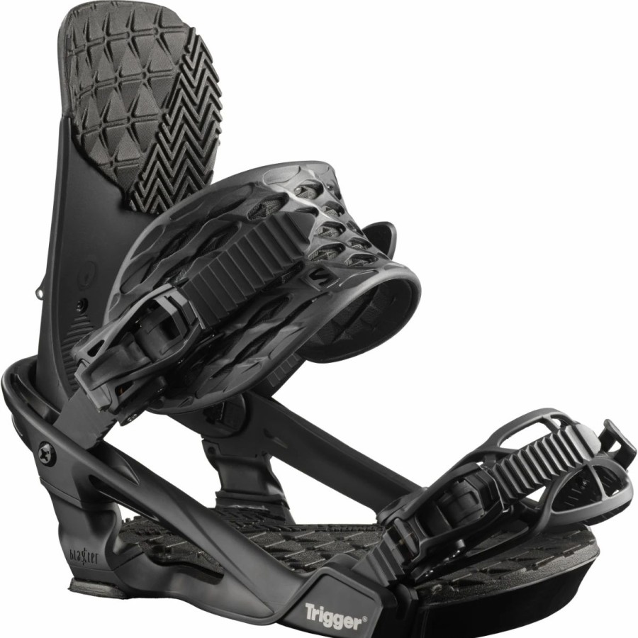 Snowboard * | Salomon Trigger Snowboard Bindings Black