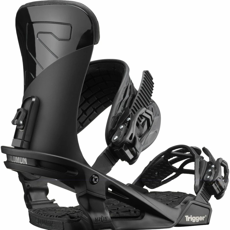 Snowboard * | Salomon Trigger Snowboard Bindings Black