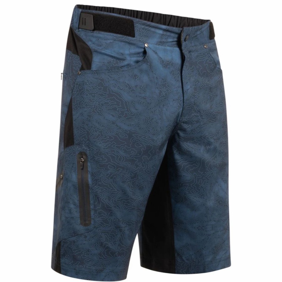 Mens * | Zoic Ether Print Shorts + Liner Mens Black