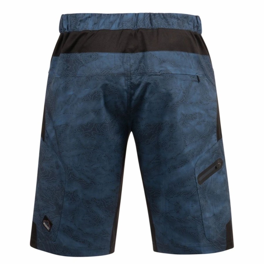 Mens * | Zoic Ether Print Shorts + Liner Mens Black