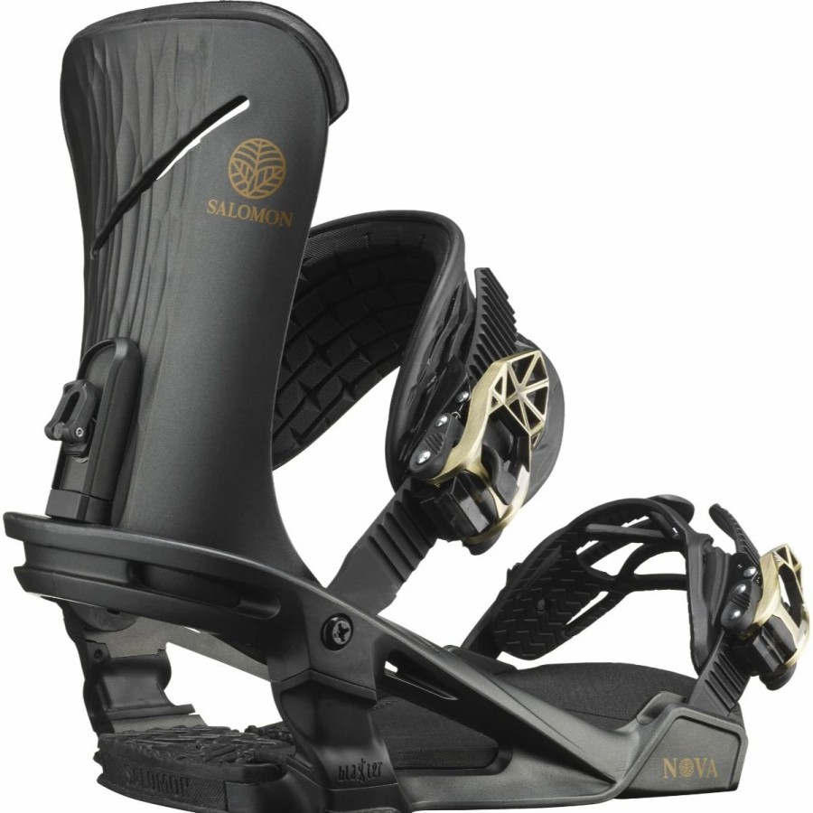 Snowboard * | Salomon Nova Snowboard Bindings Womens Black