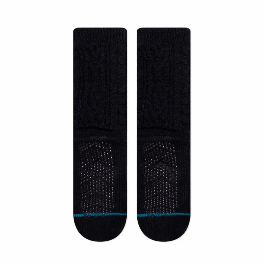 Mens * | Stance Rowan Slipper Socks Black