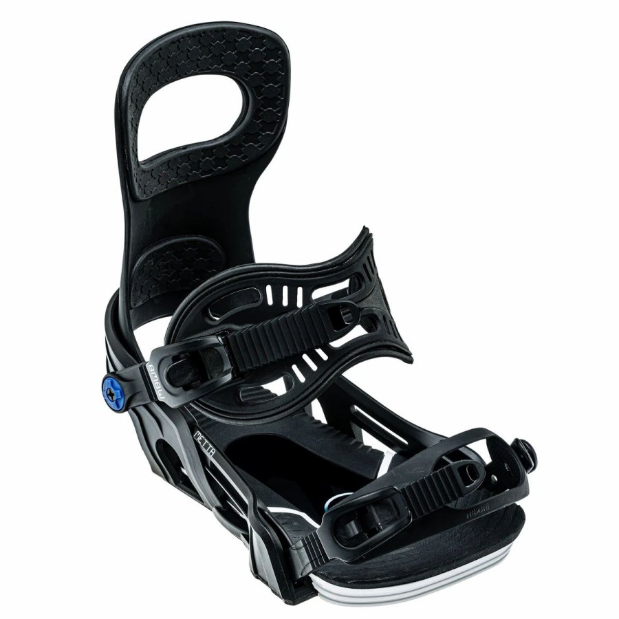 Snowboard * | Bent Metal Metta Snowboard Bindings Womens Black