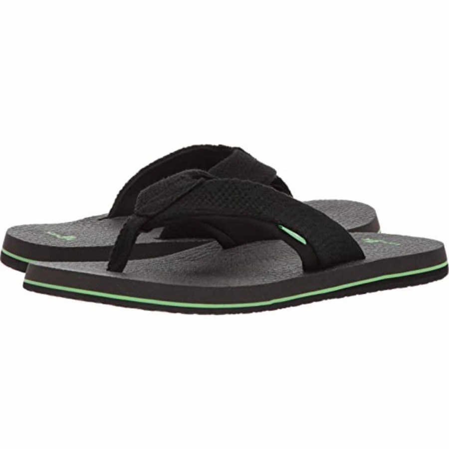 Mens * | Sanuk Beer Cozy Mesh Flip Flop Mens