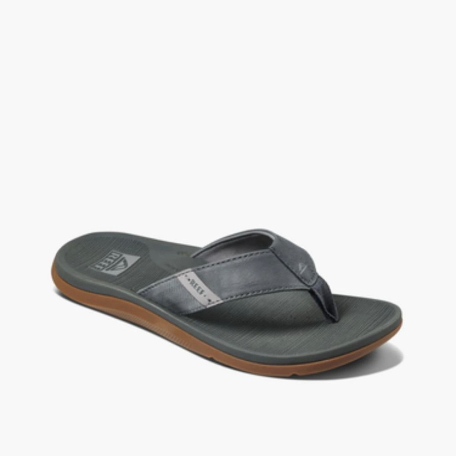 Mens * | Reef Santa Ana Sandals Mens Gray