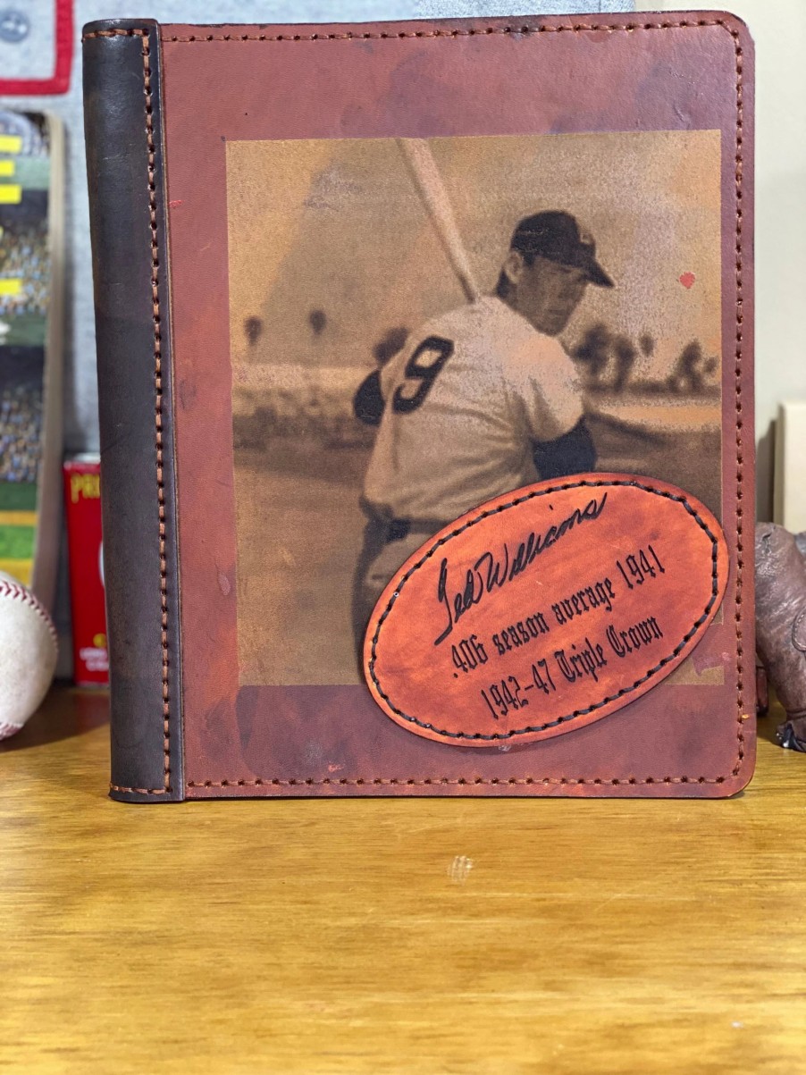 Clearance Aisle * | Whenitwasagame Baseballglovewallets.Com Ted Williams Ipad Holder Notebook