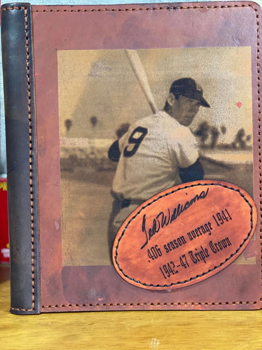 Clearance Aisle * | Whenitwasagame Baseballglovewallets.Com Ted Williams Ipad Holder Notebook