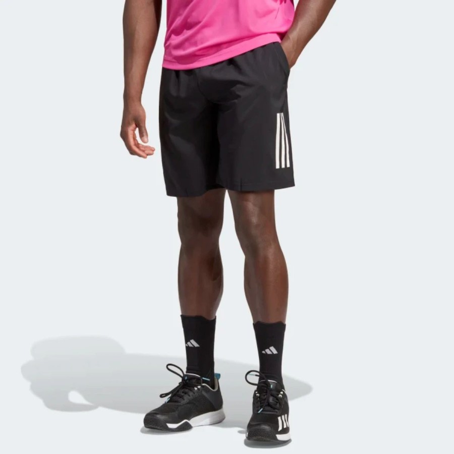 Mens * | Adidas Club 3- Stripes 7 Tennis Shorts Mens Black