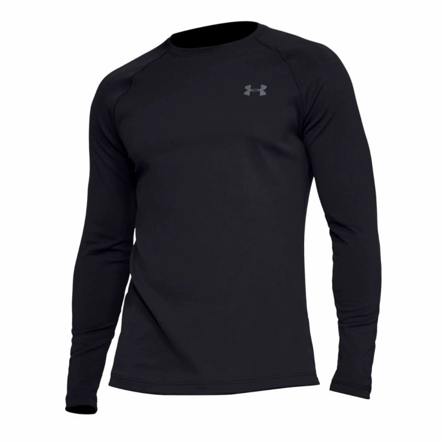 Mens * | Under Armour Packaged Base 2.0 Crew-Neck Mens Black