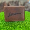 Clearance Aisle * | Whenitwasagame Baseballglovewallets.Com Ted Williams Card / Cash Lasered Signature Wallet