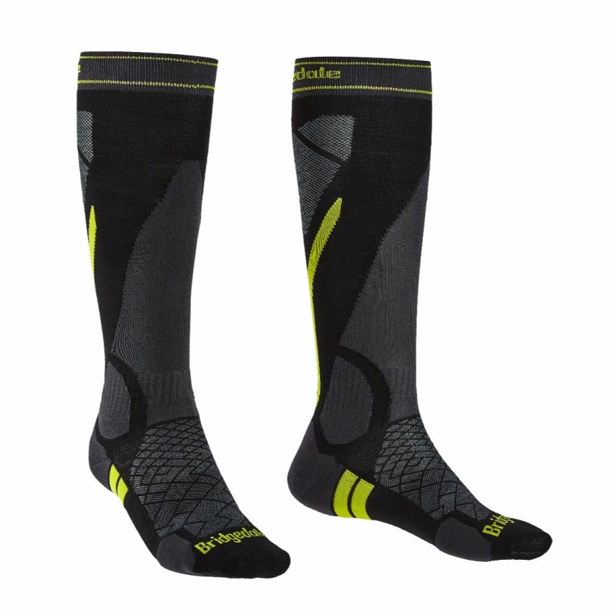 Mens * | Bridgedale Lightweight Socks Mens Multi Black