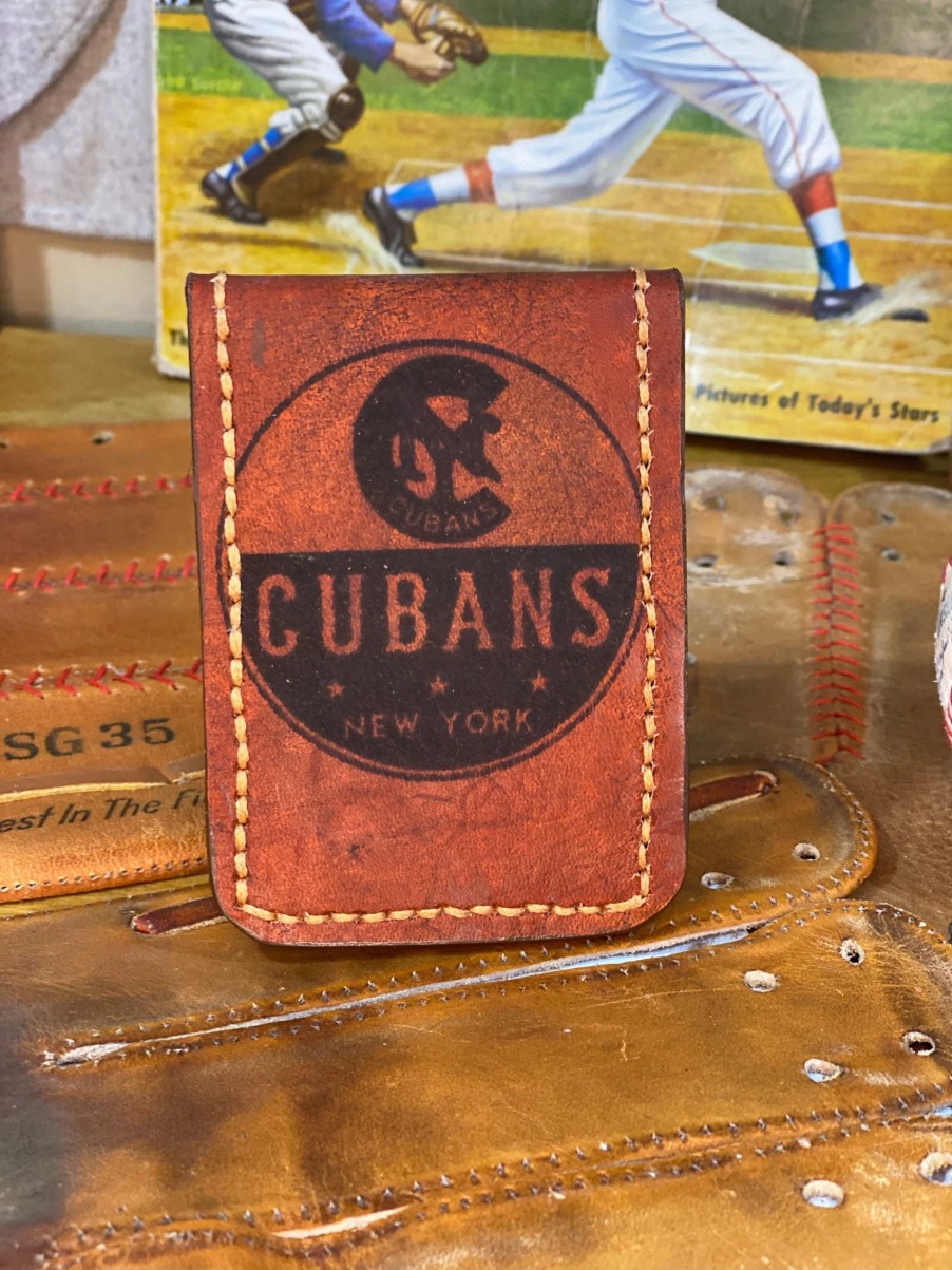 Clearance Aisle * | Whenitwasagame Baseballglovewallets.Com Ny Cubans Negro League Vintage Wallet