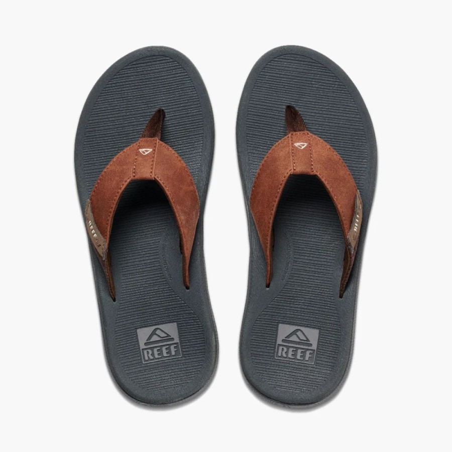 Mens * | Reef Santa Ana Sandals Mens Gray