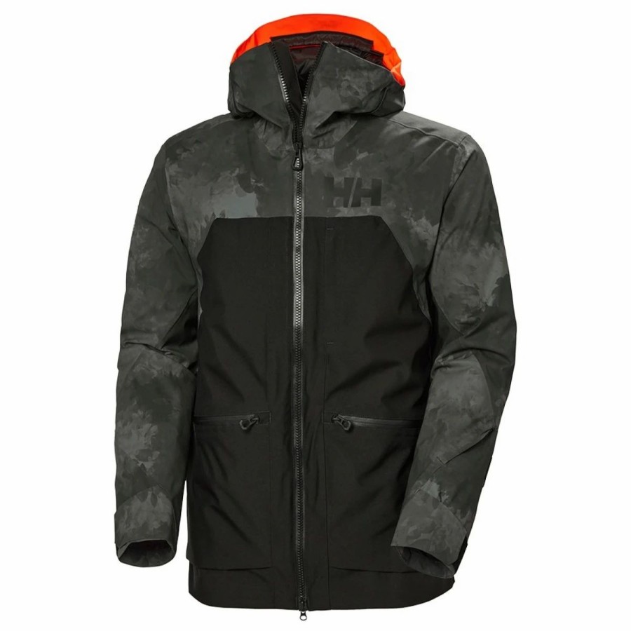 Mens * | Helly Hansen Straightline Lifaloft Jacket Mens Multi Black