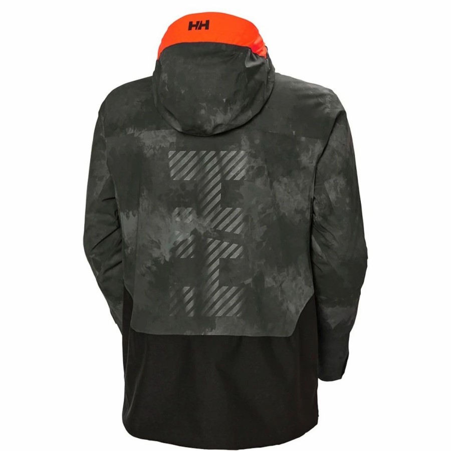 Mens * | Helly Hansen Straightline Lifaloft Jacket Mens Multi Black