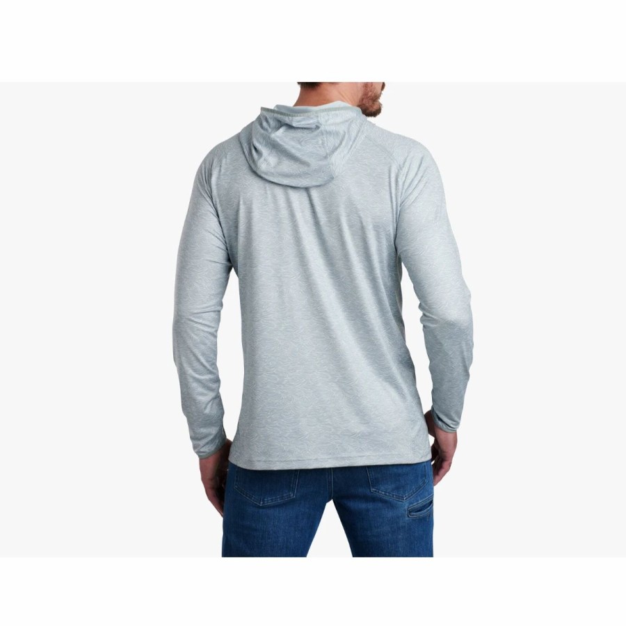 Mens * | Kuhl Airkuhl Printed Hoody Mens Multi Gray