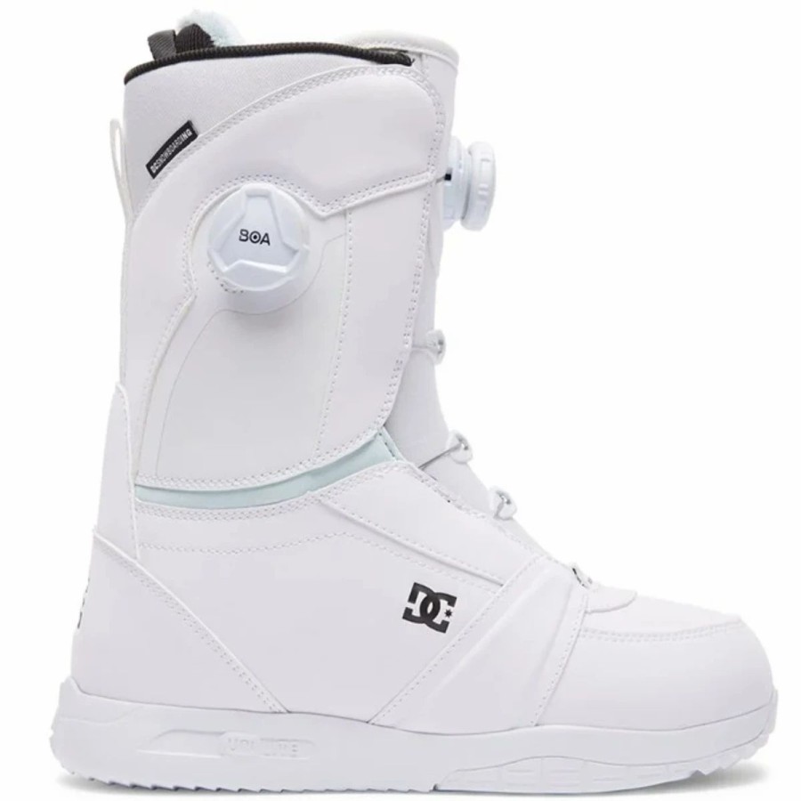 Snowboard * | Dc Shoes Lotus Snowboard Boots Womens White