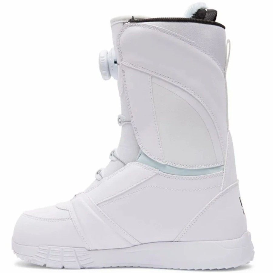 Snowboard * | Dc Shoes Lotus Snowboard Boots Womens White