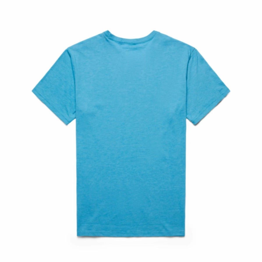 Mens * | Cotopaxi Paseo Travel Pocket T-Shirt Mens Multi Aqua