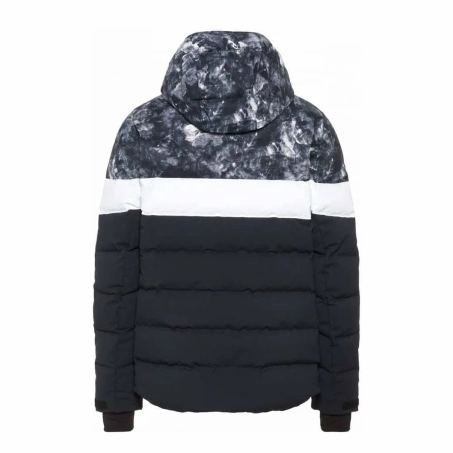 Mens * | J.Lindeberg Russel Print Jl 2L Down Jacket Mens Multi Black