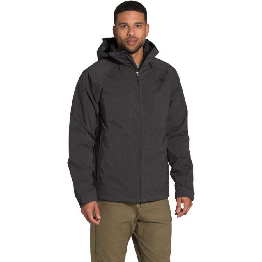 Mens * | The North Face Thermoball Eco Triclimate Jacket Mens Charcoal