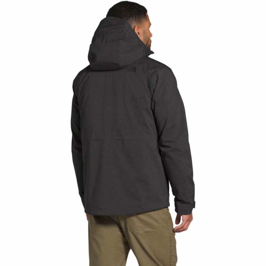 Mens * | The North Face Thermoball Eco Triclimate Jacket Mens Charcoal