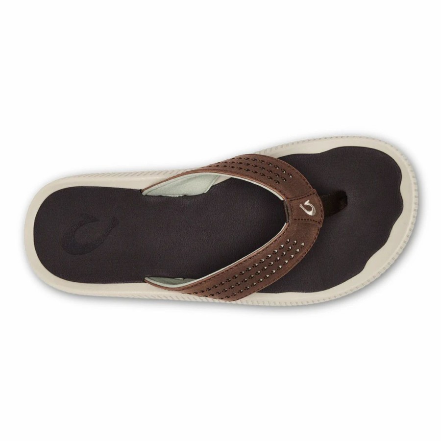 Mens * | Olukai Ulele Sandal Mens Multi Brown