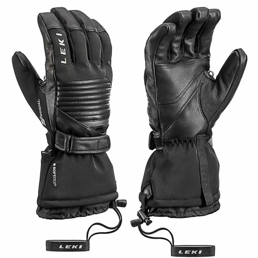 Mens * | Leki Xplore Xt S Gloves Mens Black