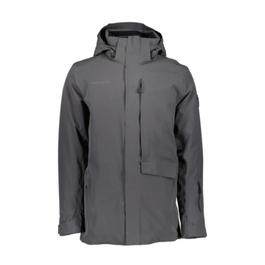 Mens * | Obermeyer Sutton Jacket Mens Charcoal