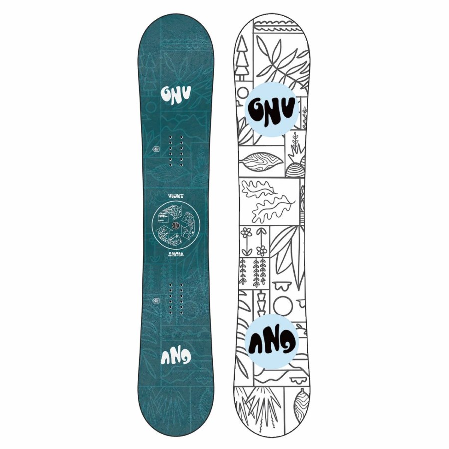 Snowboard * | Gnu Velvet Snowboard Womens