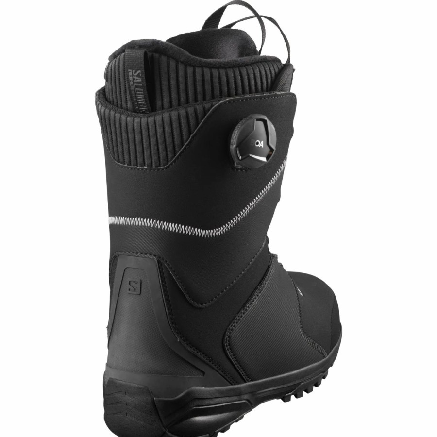 Snowboard * | Salomon Kiana Dual Boa Snowboard Boots Womens Black