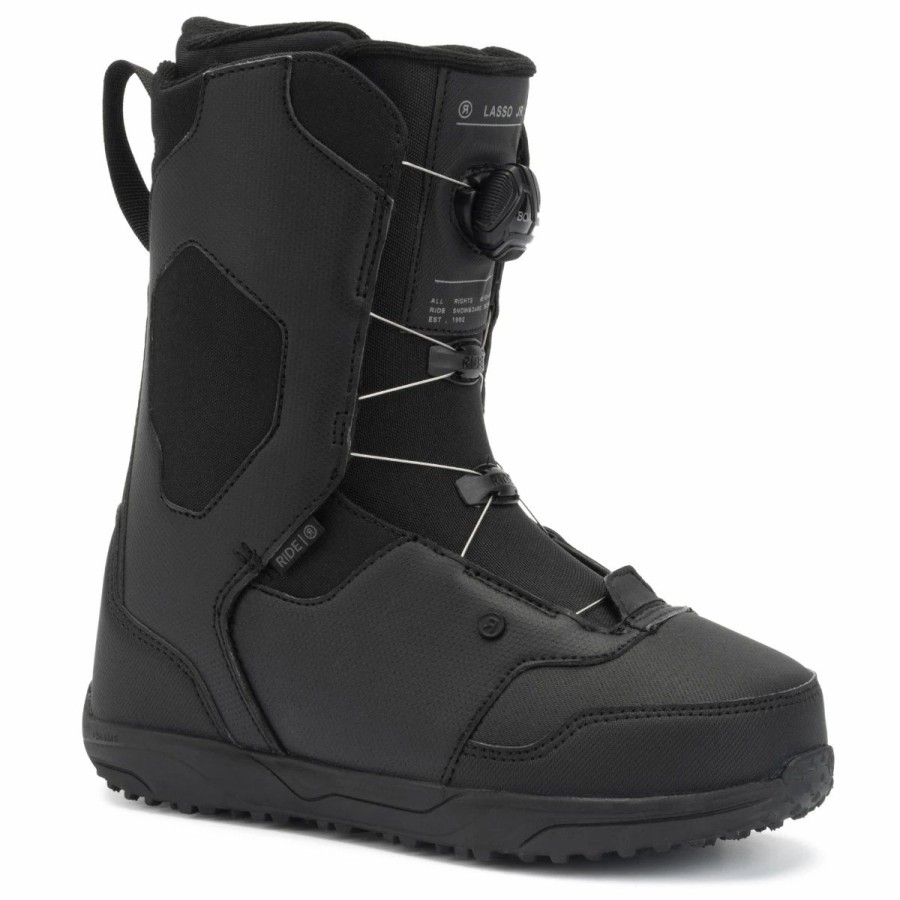 Snowboard * | Ride Lasso Jr. Snowboard Boot Black