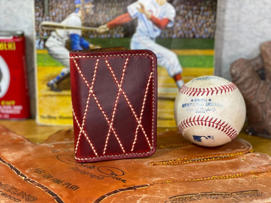 Clearance Aisle * | Whenitwasagame Baseballglovewallets.Com Joe Morgan Bi-Fold Card Wallet