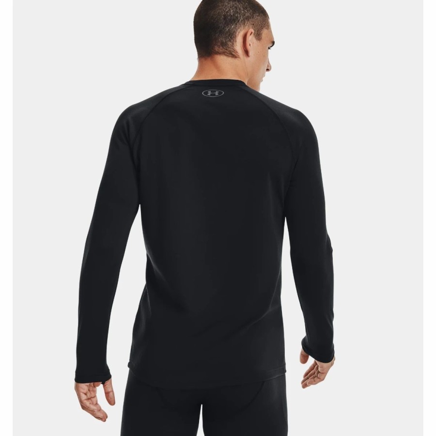 Mens * | Under Armour Coldgear Base 2.0 Crew Baselayer Mens Black