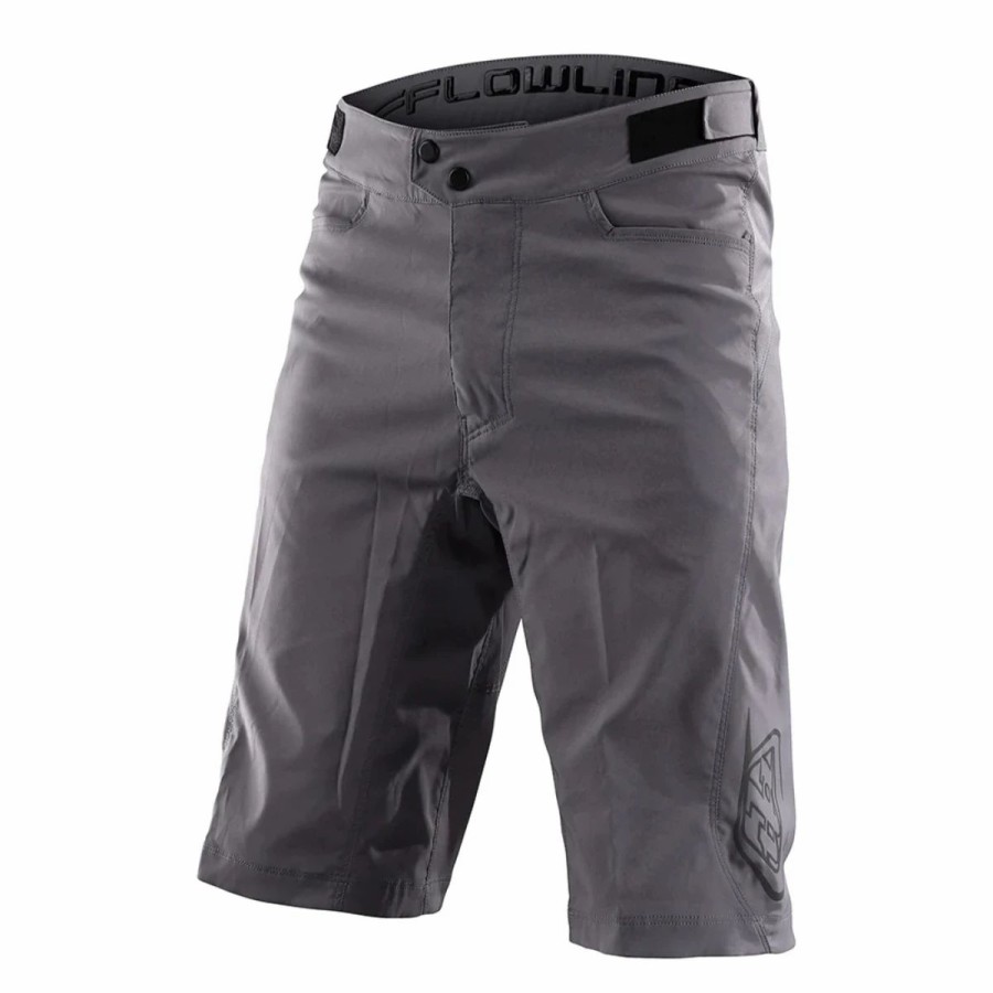 Mens * | Troy-Lee Troy Lee Flowline Short + Liner Mens Charcoal