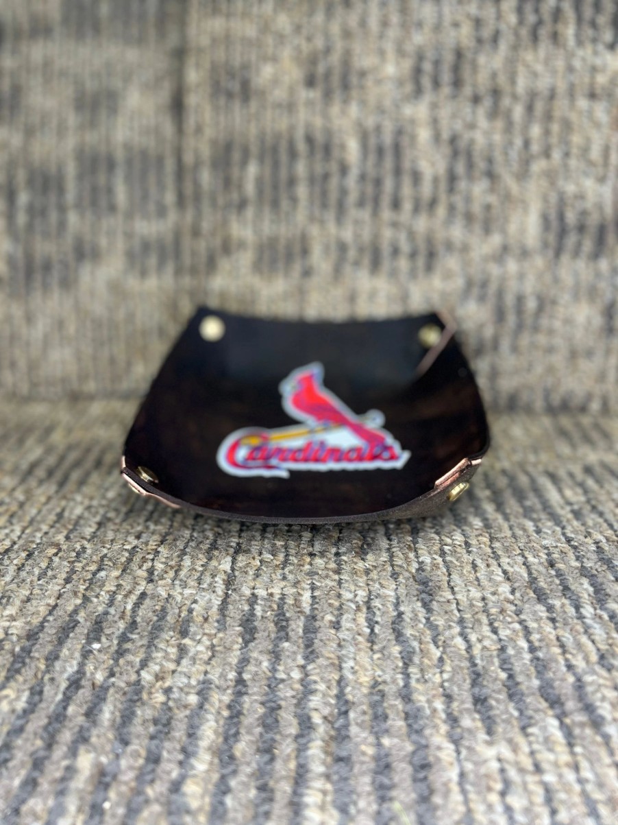 Baseball Collectibles * | Whenitwasagame Baseballglovewallets.Com Valet Tray Cardinals