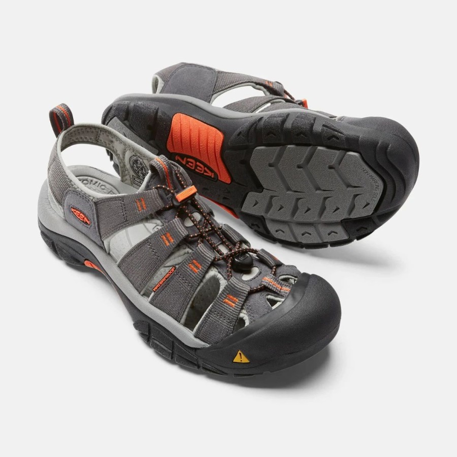 Mens * | Keen Newport H2 Hiking Sandals Mens Gray