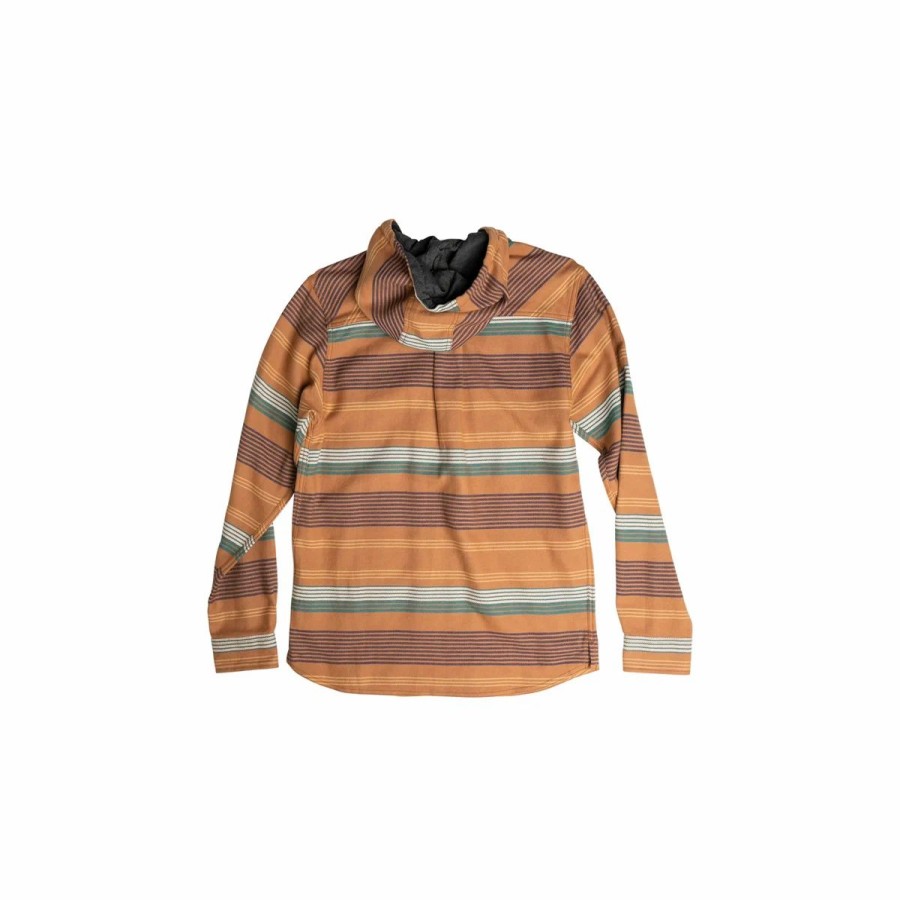 Mens * | Kavu Seaboard Hoodie Mens Multi Tan