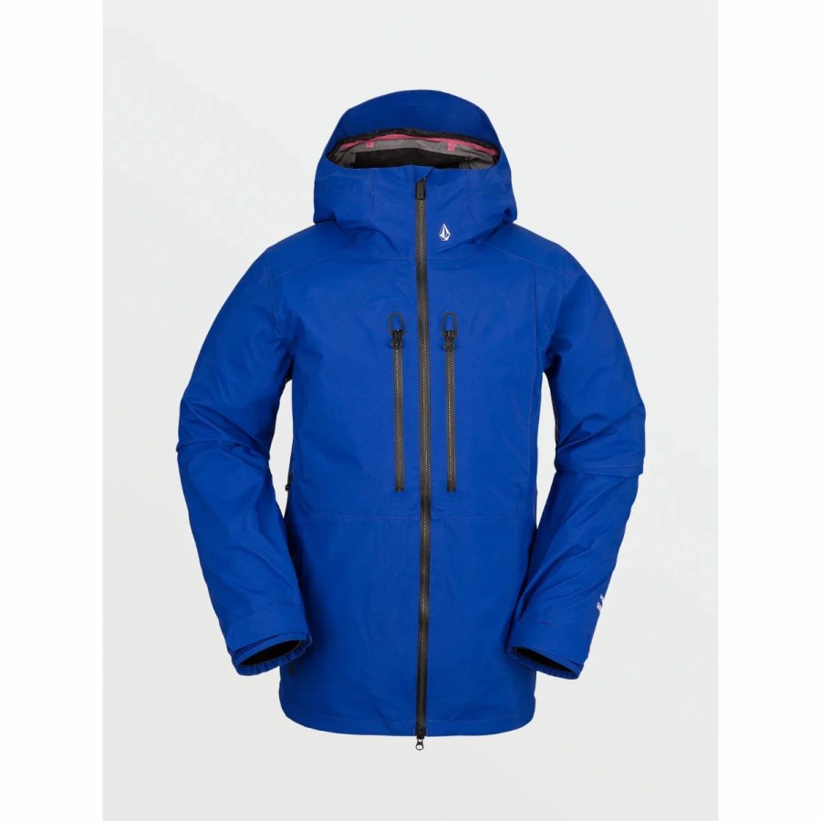 Mens * | Volcom Guide Gore-Tex Jacket Mens Blue