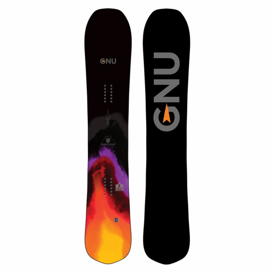 Snowboard * | Gnu Banked Country C3 Wide Snowboard