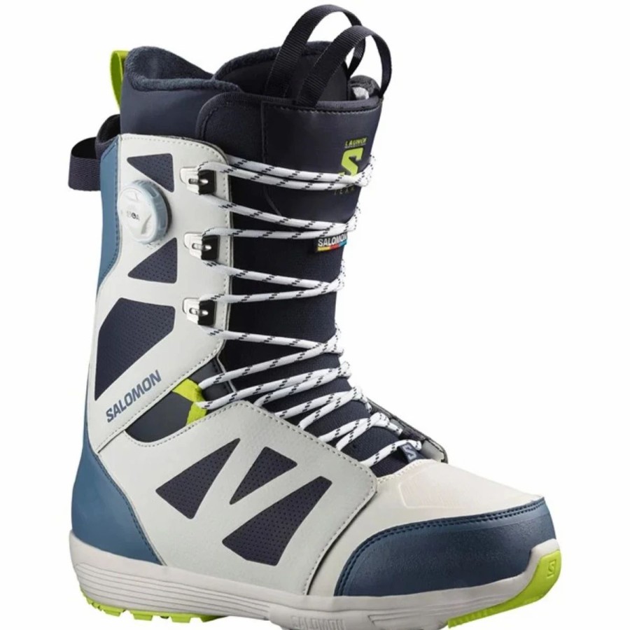 Snowboard * | Salomon Launch Lace Sj Boa Snowboard Boots White