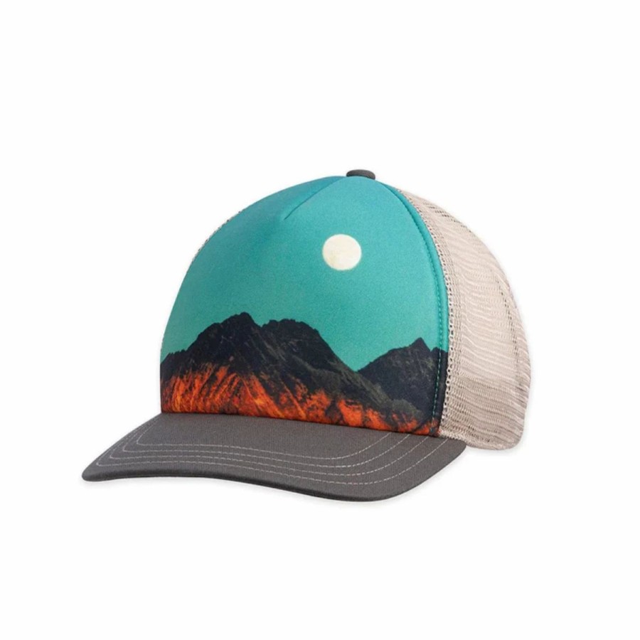 Mens * | Pistil Dusk Trucker Hat Mens Multi Charcoal