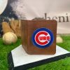 Clearance Aisle * | Whenitwasagame Baseballglovewallets.Com Cubs Card / Cash Wallet