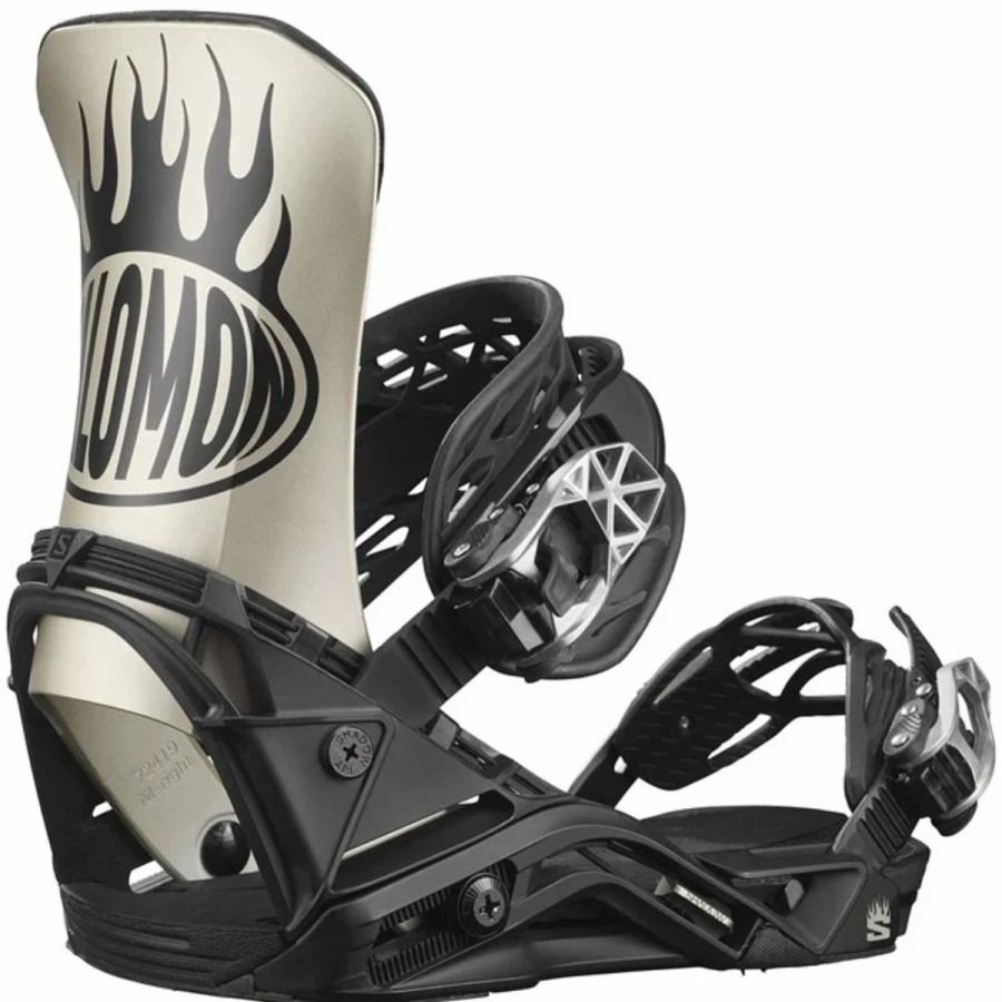 Snowboard * | Salomon District Pro Team Snowboard Bindings Metalic Gold