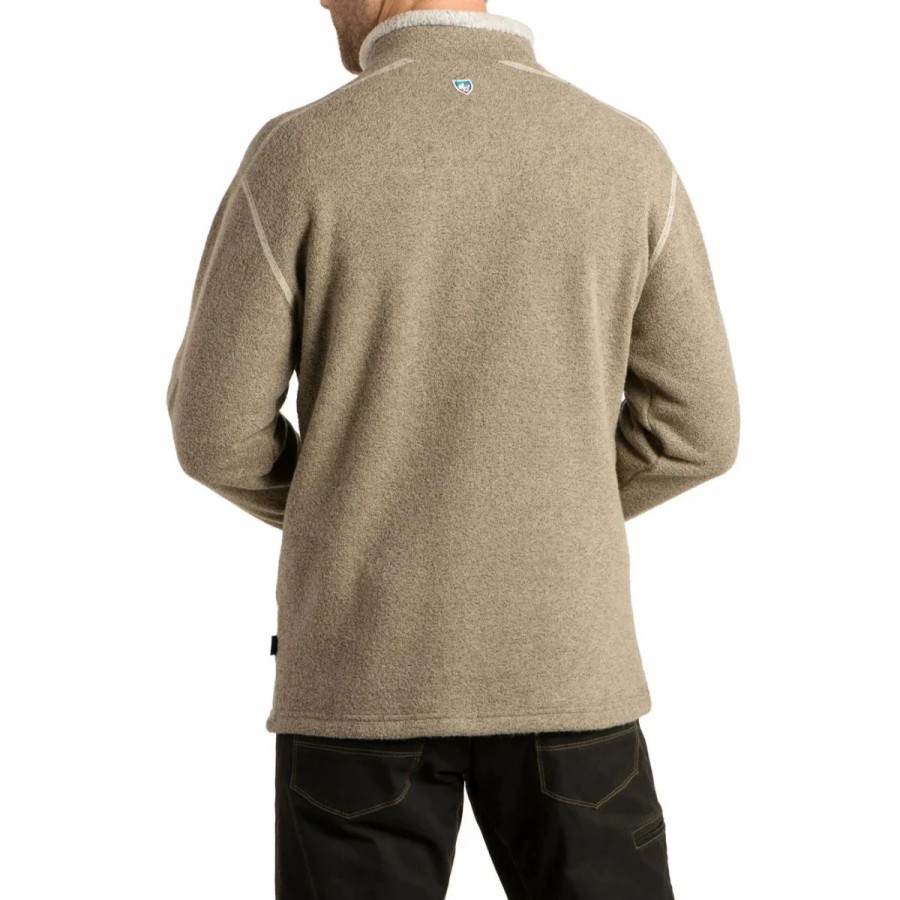 Mens * | Kuhl Europa 1/4 Zip Sweater Men'S Tan