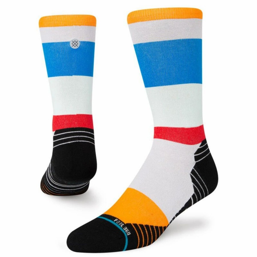 Mens * | Stance Rate Crew Socks Mens Gray